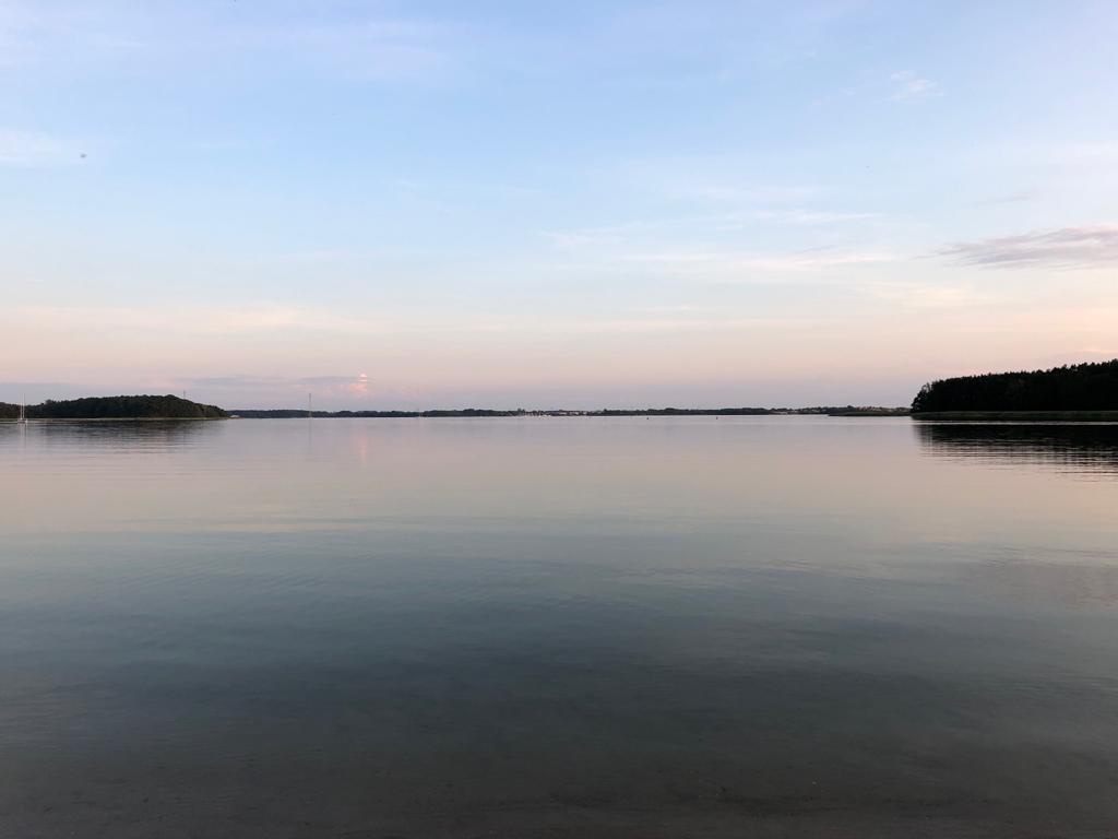 Michelle Koszniecki am Ostseestrand